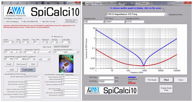 AVX upgrades SMPS MLCC simulation software